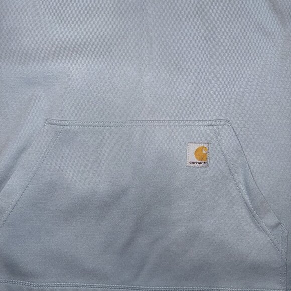 Carharrt Blue Q-Zip Pullover Sweater Mens size XL Relaxed Fit - Picture 3 of 5